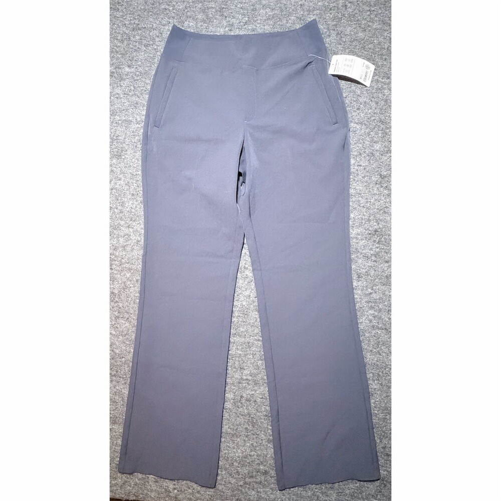 Athleta Endless Flare Pant Womens Size 10 Tall Navy Blue Pull-On Bootcut